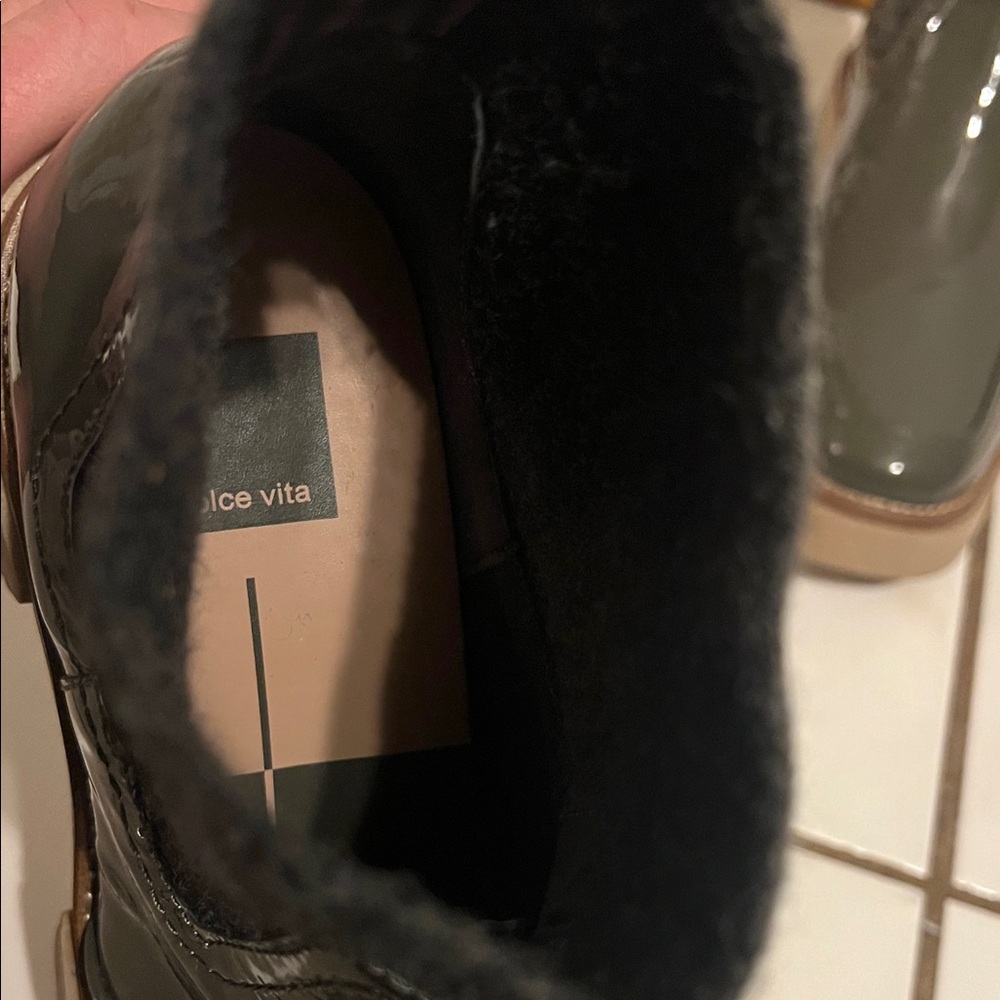 Dolce Vita Women’s size 8 Olive and Charcoal Ankle Boots NWT - Picture 8 of 8